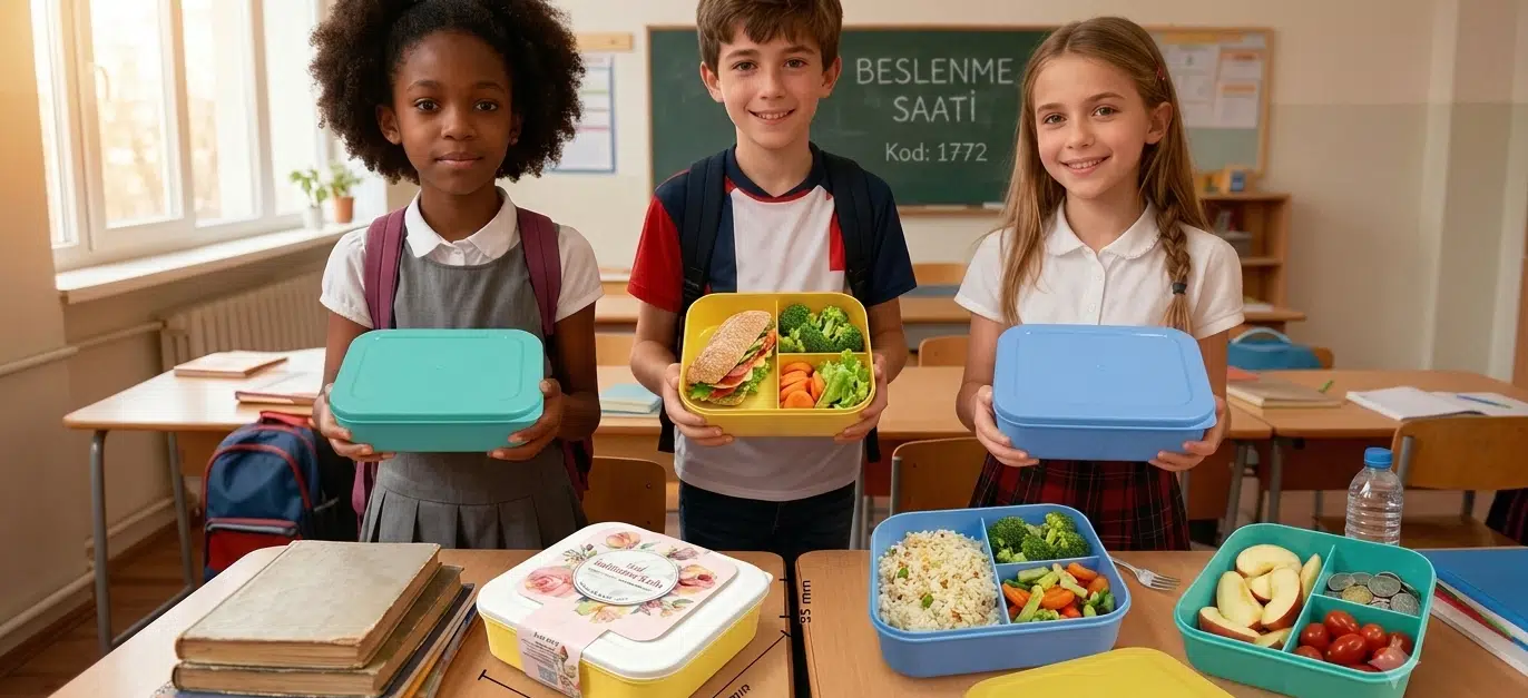 3 Bölmeli Plastik Çok Amaçlı Saklama Kabı 1 Adet Karışık Renk