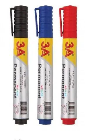3A Eco Line Permanent Kalem Yuvarlak Uçlu 2 mm Mavi